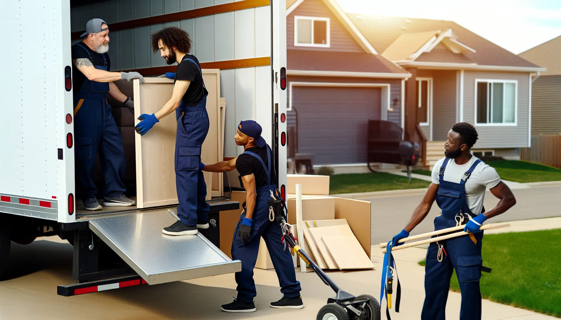 AI loading truck